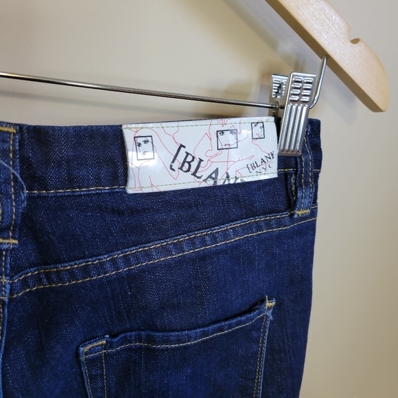 Ladies Women’s like NEW Blank NYC Dark Denim Stretch Hi Rise Jean Size 28 - Picture 6 of 12